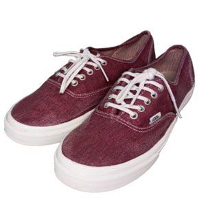 Vans Women's Size 10 Mauve Pink Lace-Up Sneaker Shoes
